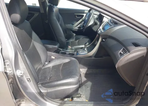 2013 Hyundai Elantra Limited from USA, damaged, VIN KMHDH4AE2DU507813